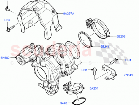 Photo of BRACKET TURBOCHARGER…