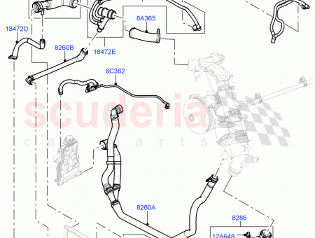 Photo of HOSE TURBOCHARGER TO INTERCOOLER…