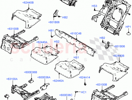 Photo of FRAME REAR SEAT BACK RETAINING…