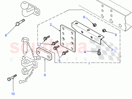 Photo of Plate assembly tow bar mounting…