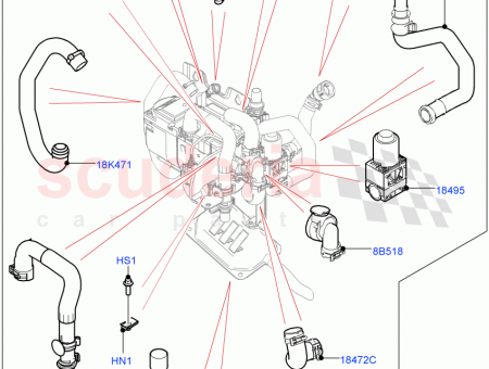 Photo of HOSE AUXILIARY HEATER OUTLET…