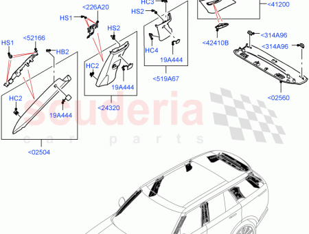 Photo of MOULDING D PILLAR INNER…