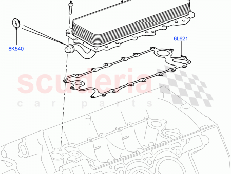 Photo of GASKET OIL COOLER…