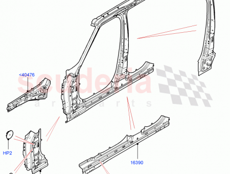 Photo of REINFORCEMENT BODY SIDE FRONT…