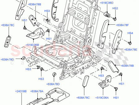 Photo of COVER REAR SEAT SURROUND…