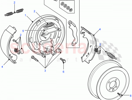 Photo of KIT BRAKE SHOE HOLD DOWN…