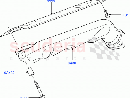 Photo of SPACER EXHAUST MANIFOLD FIXING…