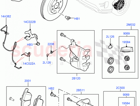 Photo of KIT CALIPER BRAKE PAD MTG PARTS…