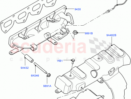 Photo of SPACER EXHAUST MANIFOLD FIXING…