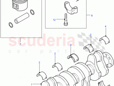 Photo of BEARING CRANKSHAFT MAIN…