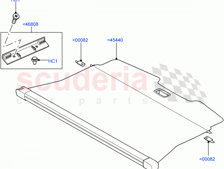 Photo of SUPPORT REAR PACKAGE TRAY TRIM…