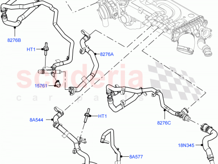 Photo of HOSE THROTTLE BODY HEATER INLET…