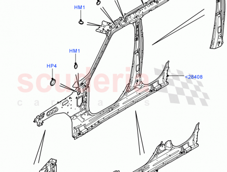 Photo of REINFORCEMENT BODY SIDE FRONT…