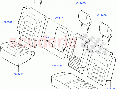 Photo of COVER REAR SEAT BACK…