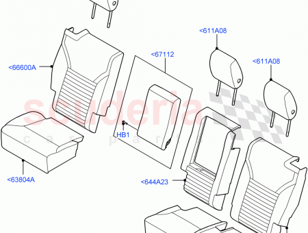 Photo of COVER REAR SEAT BACK…