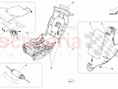 Photo of RH REAR SEAT CUSHION FRAME ASS…