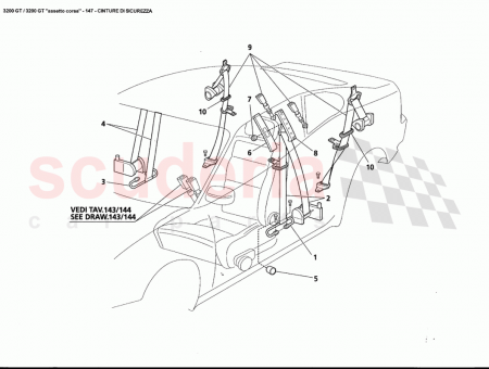 Photo of REAR SEAT BELTS…