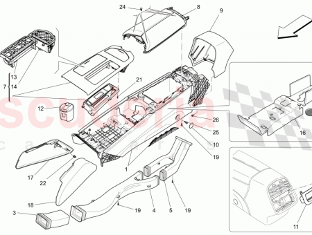 Photo of LH LOWER FRONT COVER ASSEMBLY BROWN…