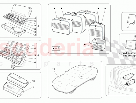 Photo of LUGGAGE SET CUOIO SELLA SELLA HIDE N P…