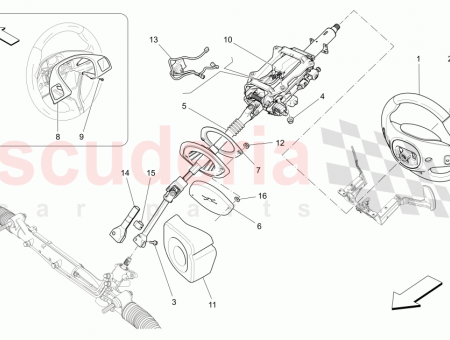 Photo of STEERING WHEEL THREE SPOKE SAND STEERING WHEEL WITH…