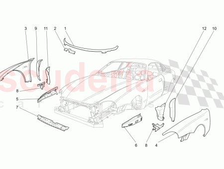 Photo of COMPLETE L H FRONT ROD REINFORCEMENT…