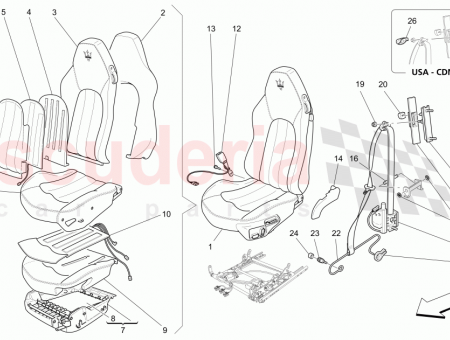 Photo of PASSENGER SEAT BELT LOCK…