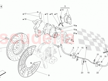 Photo of LH REAR CALIPER RIGID PIPE…