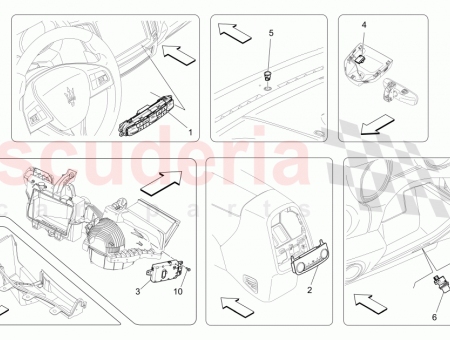 Photo of REAR A C CONTROL FOUR ZONE AUTOMATIC CLIMA…