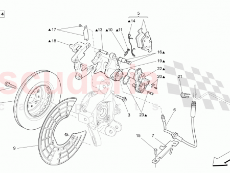 Photo of LH REAR CALIPER ASSEMBLY BRAKE CALIPERS PAINTED IN…