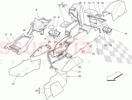 Photo of CENTRAL DASHBOARD TRIM PLATE NUOVO SABBIA NUOVO SABBIA…