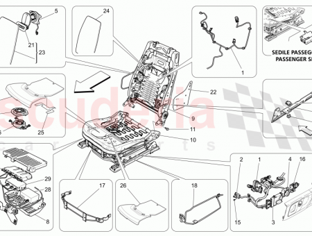 Photo of LH SEAT WIRING HARNESS EU CN JP ME…