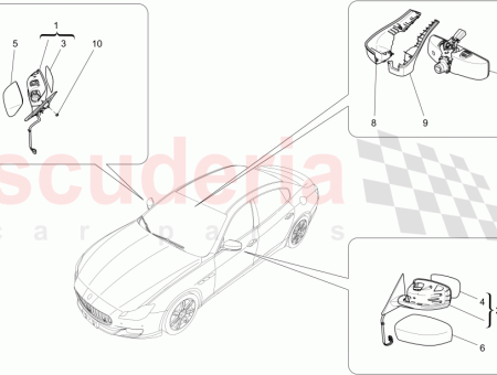 Photo of RH EXTERNAL REAR VIEW MIRROR ASSEMBLY ELECTROCHROMIC EXTERIOR…