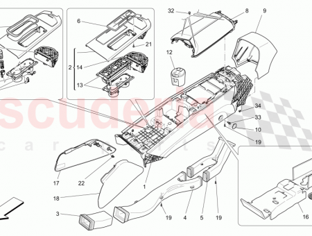 Photo of REAR CENTRAL CONSOLE COVER BLACK…