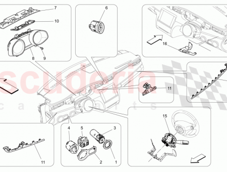 Photo of INSTRUMENT PANEL ASSEMBLY MASERATI TOUCH CONTROL PLUS WITH…