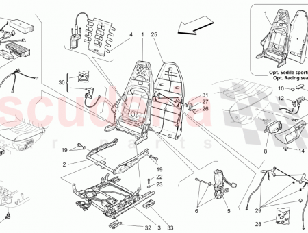 Photo of SEAT BACK PANEL GRIGIO MEDIO MEDIUM GREY 364010015…