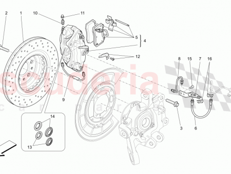 Photo of RH REAR CALIPER ASSEMBLY…