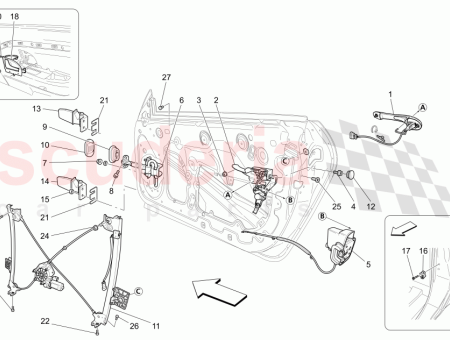 Photo of COMPLETE R H HANDLE FOR DOOR OPENING NUOVO…