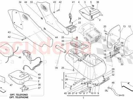 Photo of CENTRE CONSOLE LEFT LATERAL COVER RUBINO RUBINO 364903409…