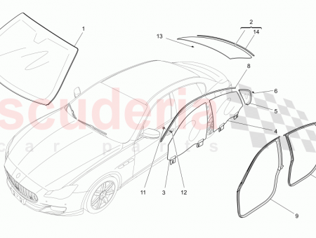 Photo of LH REAR QUARTER WINDOW ASSEMBLY…