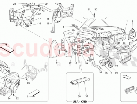 Photo of COMPLETE DASHBOARD BODY CUOIO HIDE 364015237…