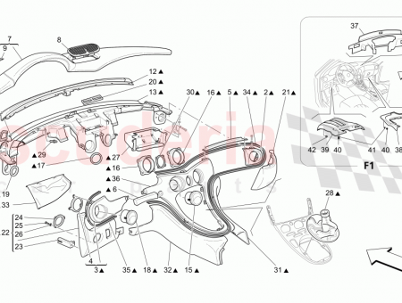 Photo of LH LATERAL TRIM ASSEMBLY CARTA DA ZUCCHERO CARTA…