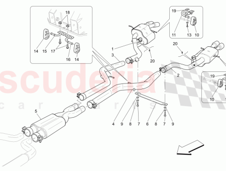 Photo of REAR LH MUFFLER MC Sport Line Version…