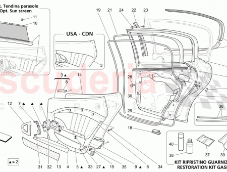 Photo of L H INNER GLASS SCRAPER GASKET…