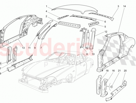 Photo of L H FRAME FOR WINDSHIELD VERTICAL ROD…