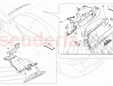 Photo of GLOVE BOX UPPER COVER EU CN US CD…