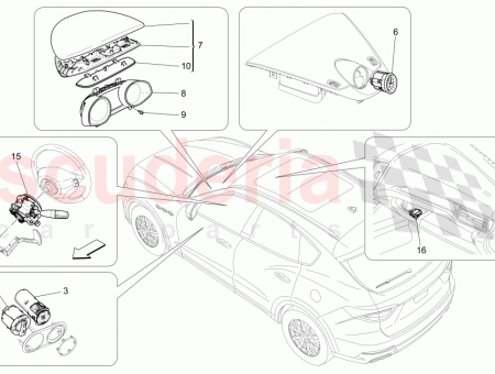 Photo of INSTRUMENT CLUSTER UPPER COVER ASSEMBLY STANDARD LEATHER SEAT…