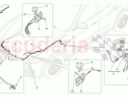 Photo of OPENING BONNET LEVER EU CN US CD JP…