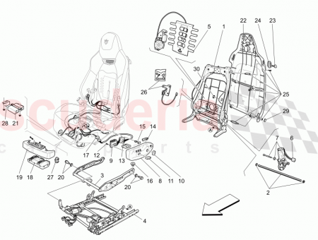 Photo of SEAT BACK PANEL BORDEAUX BORDEAUX 364015155…