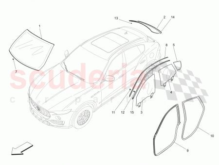 Photo of RH REAR QUARTER WINDOW ASSEMBLY…