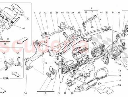 Photo of STEERING COLUMN UPPER GUARD STEERING COLUMN WITH ELECTRICAL…